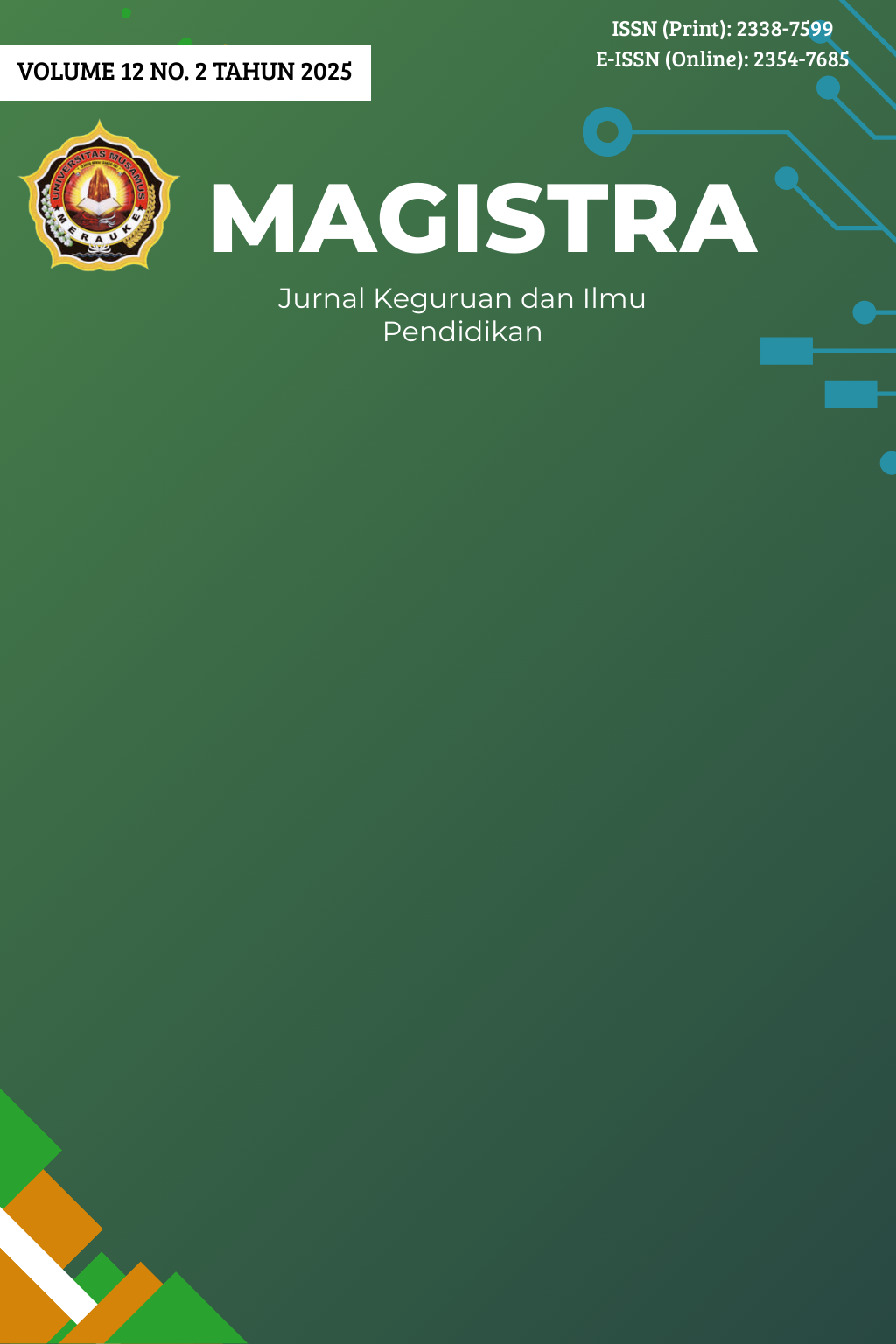 View Vol. 12 No. 2 (2025): MAGISTRA: Jurnal Keguruan dan Ilmu Pendidikan